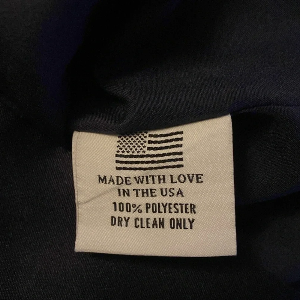 Camilyn Beth Navy Blue Go Go Dress Satin Formal Gold Button Dress 0 FF9 - Picture 15 of 15